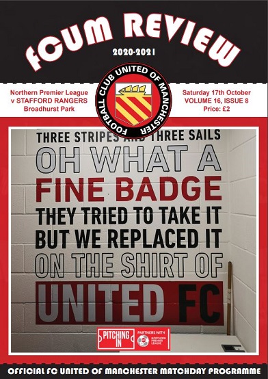 Match Programme on sales today: Stafford Rangers